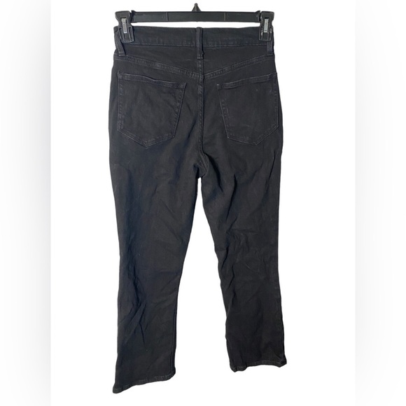 J. Crew Mid- Rise Flare Crop Black Jeans - Picture 4 of 8